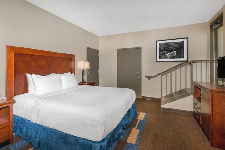 Guest room at the Wyndham New Orleans - French Quarter in New Orleans, Louisiana